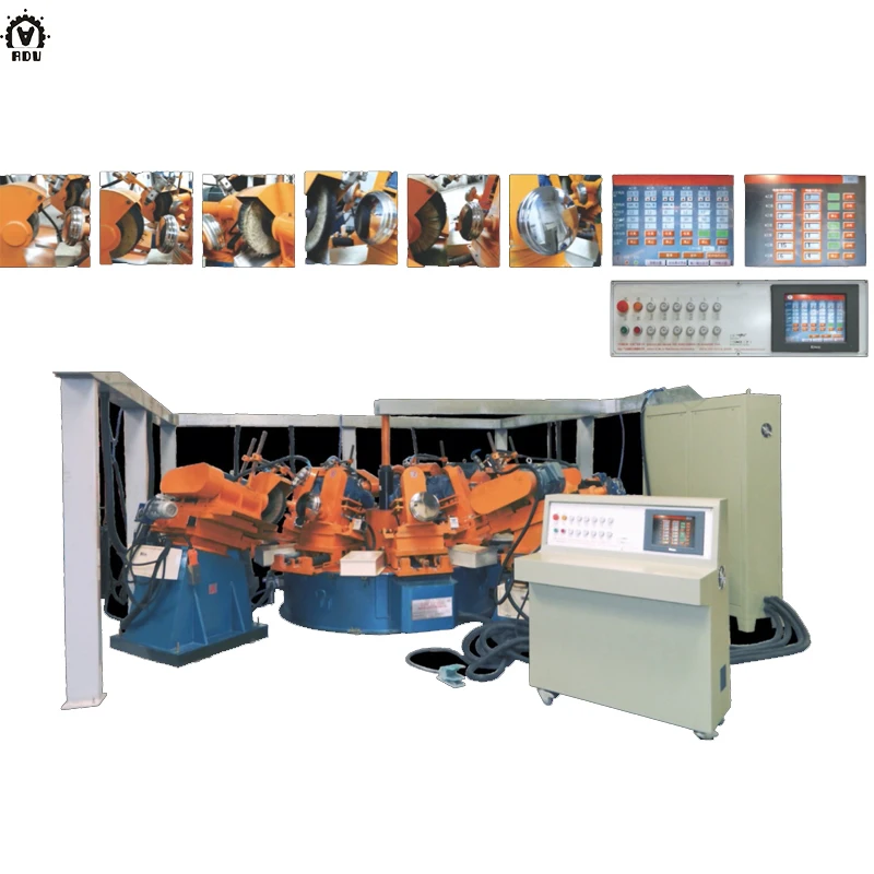 High Speed Cookware Rotary Polishing Machine for Stainless Steel Pot