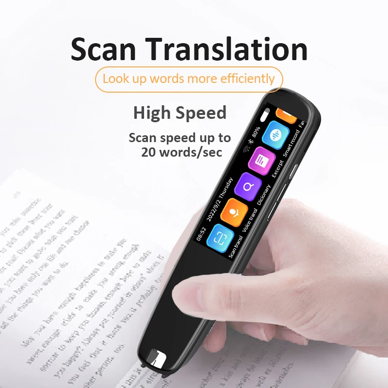 Sunyeetek New S7 Scanner Dictionary Scan Translation Device Reading Electronic Scan Translator