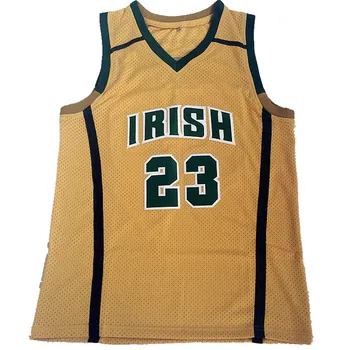 Wholesale Mens Basketball Jerseys #23 Gold Irish High School Custom Jerseys  Basketball From m.