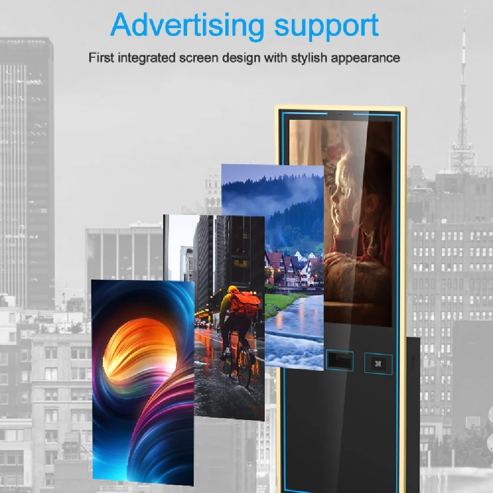 OEM/ODM Top up Kiosk Terminal 21.5-43 Inch Vertical Touch Screen Multiple Ticket Vending Machine