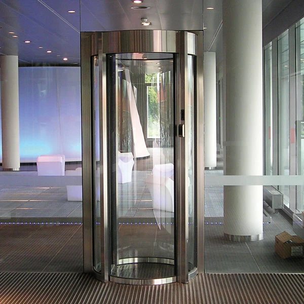 Mantraps Automatic Interlocking Door Security Portal Entrance Control System Electrical Sliding Curved Door