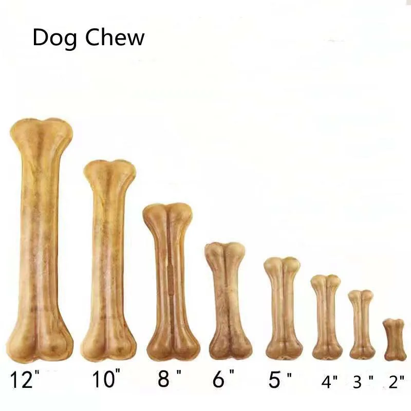 Jinchen Pet Food Cowhide Chewing Bones Pet Molars Edible Nutrient
