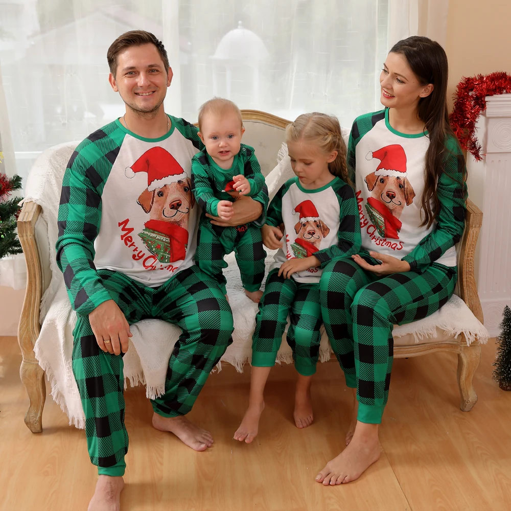 Merry Christmas 2022 Christmas Pajamas Pyjamas Buffalo Plaid Christmas