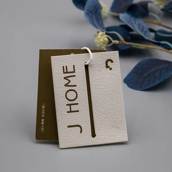 Luxury Art Paper Special Art Paper Garment Accessories Apparel Label Hang Tags Paper Hang Tag With String