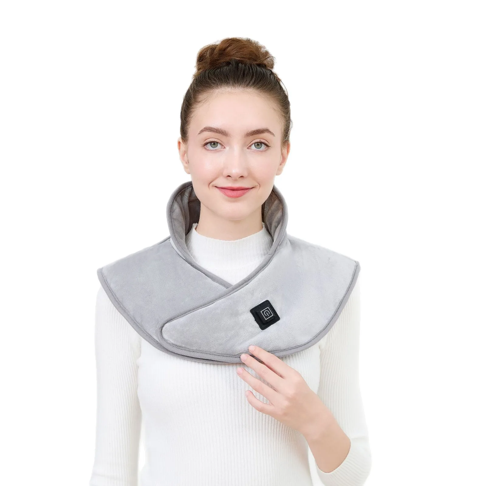 2025 New Arrival USB-Powered Heated Shawl 3-Level Temperature Control Electric Heating Shoulder and Neck Protection Neck Shawl 7