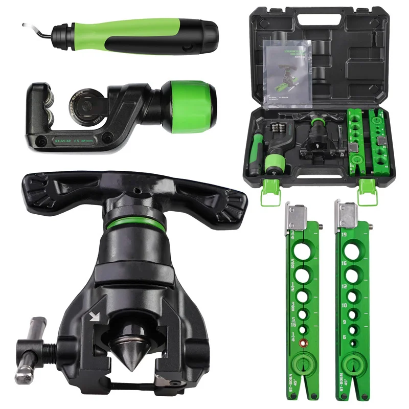 Seccentric Type Manual Tubing Clutch Pipe Cutter Deburring Tool Kit Copper Aluminum Pipe Hvac Flaring Tool/ 555081