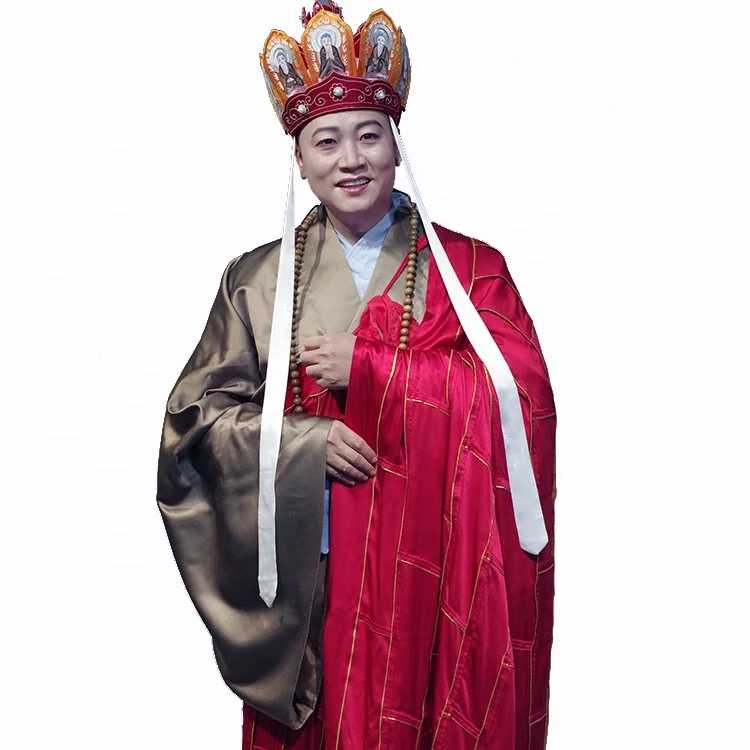 High End Custom Made Gift Buddhist Monk Life Size Wax Figure for Wax Museum