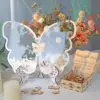 60 petits papillons à l'intérieur, avec boîte en bois