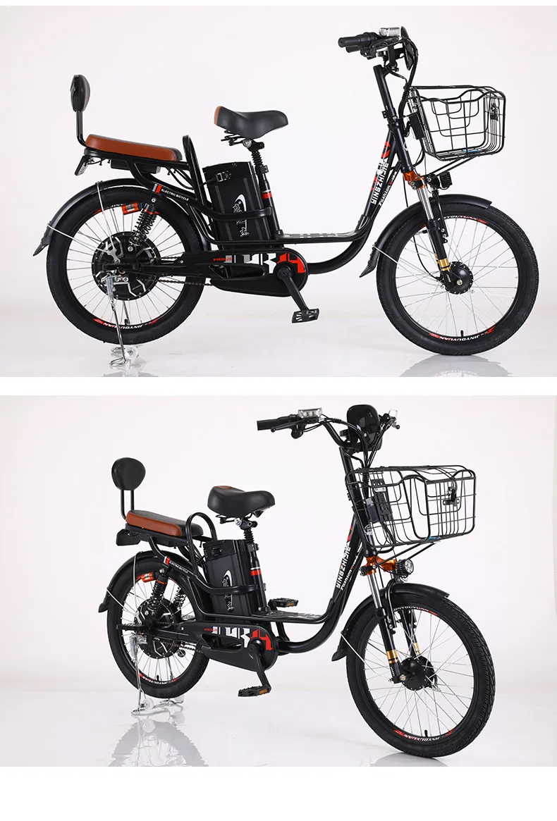 City Ebike 48v 350w Electric City Bike 48v 10ah/22ah Lithium Battery 22 Inch Electric Bike Step
