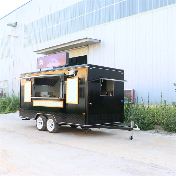 Customized Mobile Street Fast Vending Carts BBQ Fast Food Truck for Sale