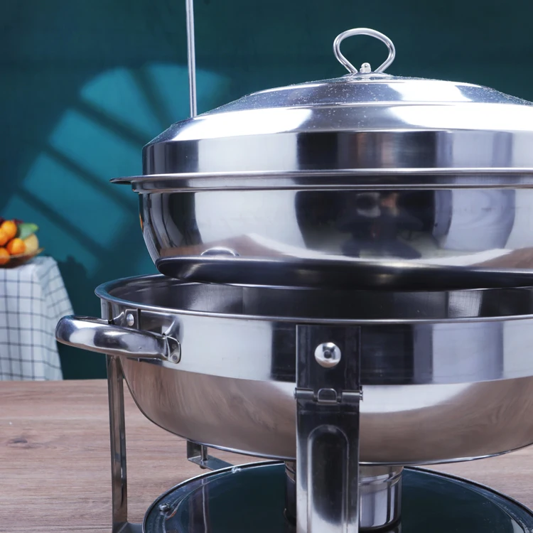 Stainless Steel Removable Buffet Chafing Dish with Stove Hotel Catering Supplies Chafer Dish Buffet Set_12