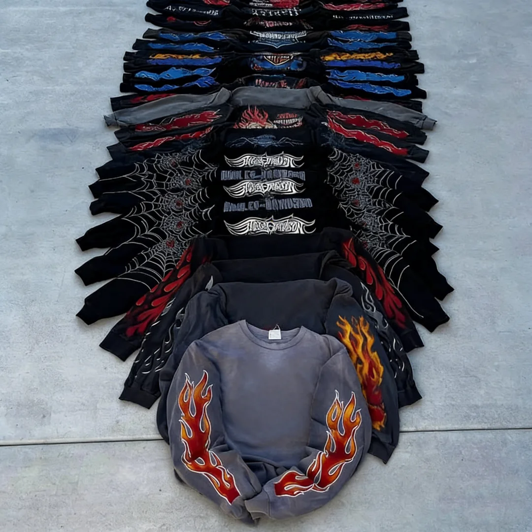 Niestandardowy męski podkoszulek oversize w stylu boxy, uliczny, casual, wysokiej jakości, ciężki, 300 g/m², dzianina w stylu vintage, premium nadruk cyfrowy