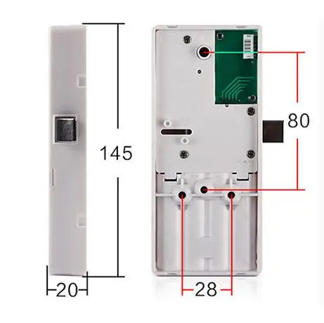 Cheap New EM  Marine Card  Electronic RFID Cabinet Lock for Fitness EM106