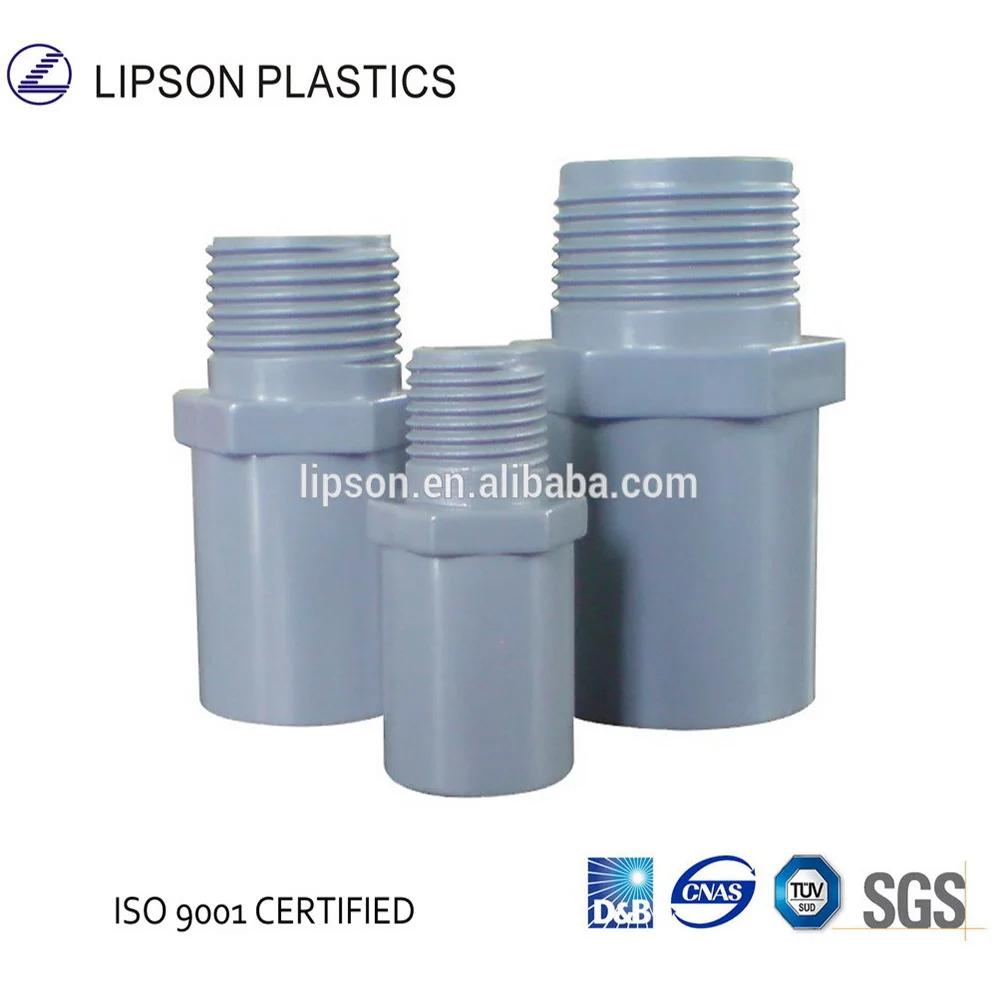 PVC Female Socket Male Adapter Threaded Nippple Union PVC Pipe Fittings