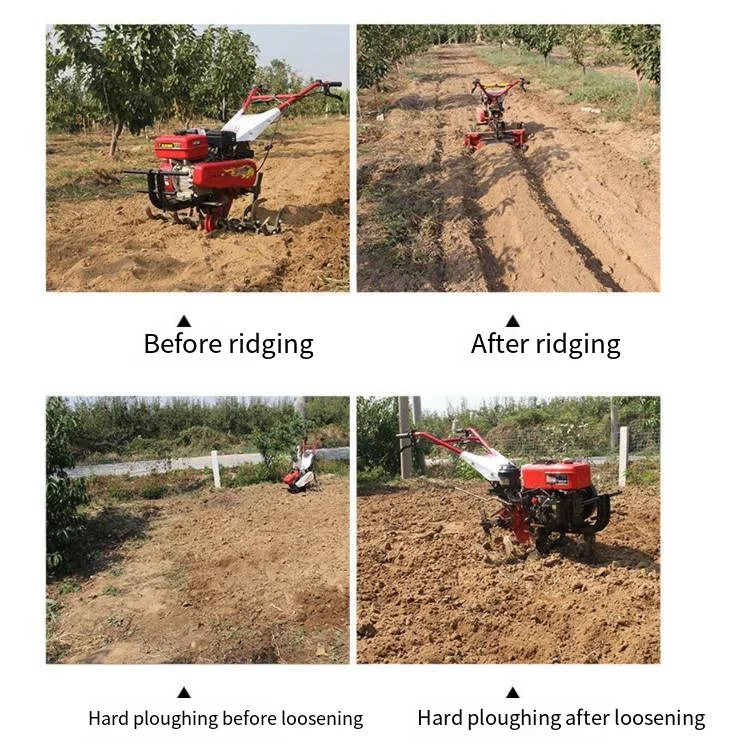 Multi-functional Hand-driven Rototiller Agricultural Ridger Is Suitable ...