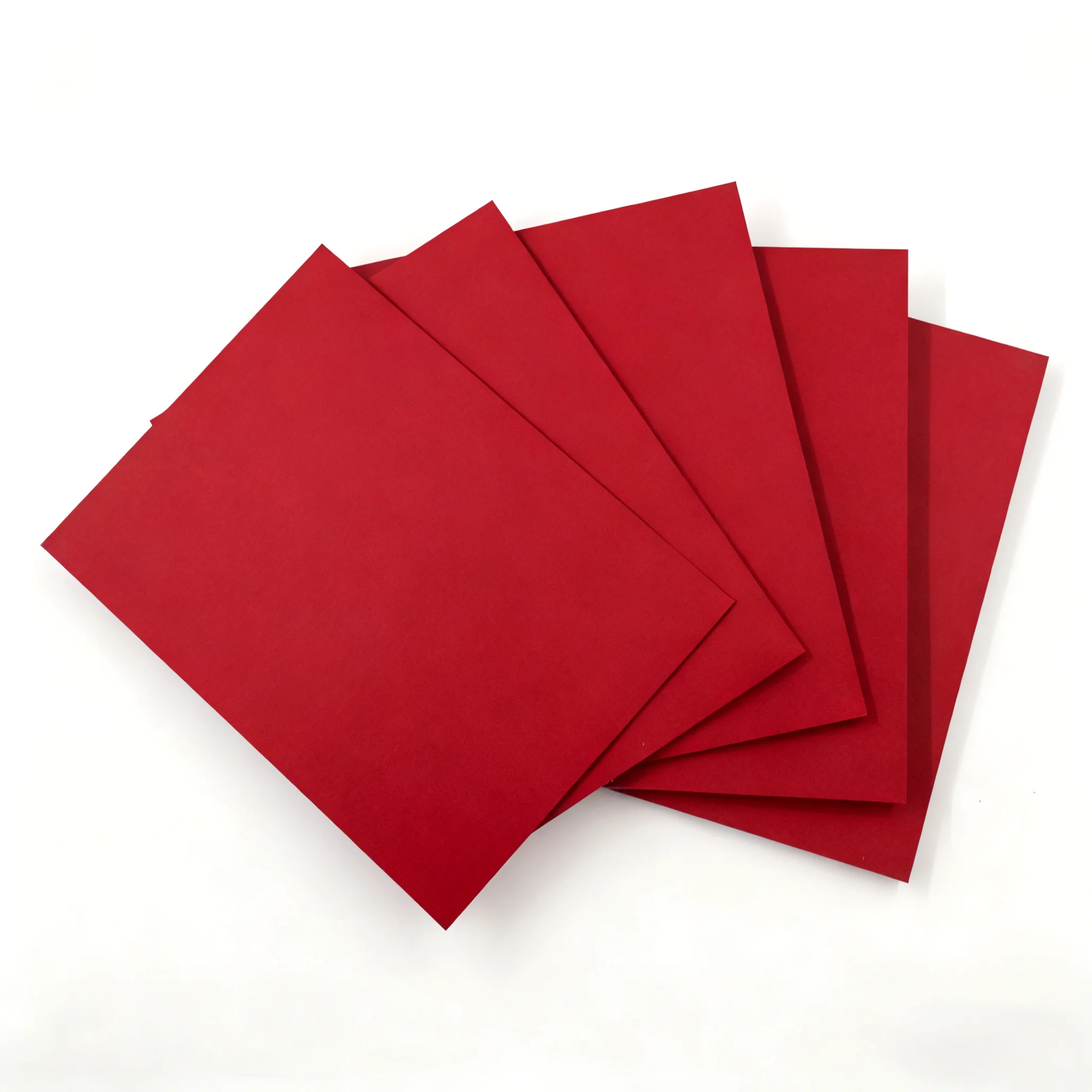 300g Red Cardstock Sheets, Ideal for Offset Printing/Handmade Projects ...