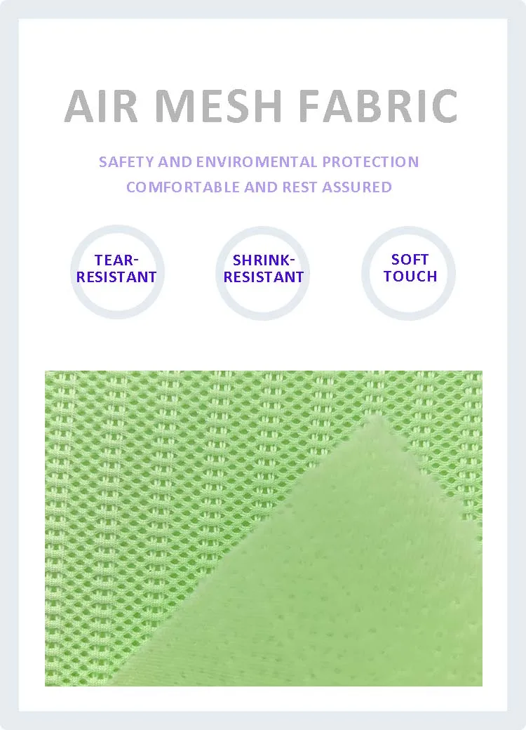 Jinjiang 3d Air Mesh Tissu 490 Gsm 55