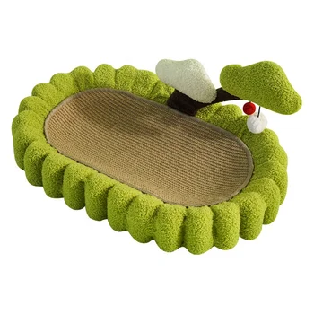 Money Tree Shaped All-Seasons Universal Cat Scratching Basin - Extra Large Sisal Scratching Board Toy Cat Bed  Cat Supplies