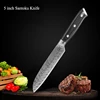 5 inch santoku knife black