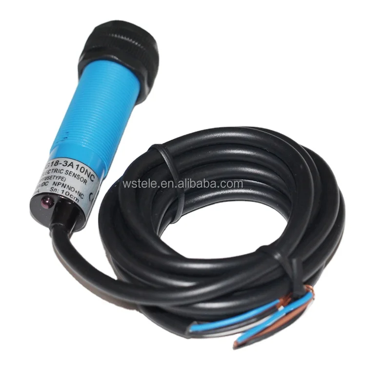 Водонепроницаемый пластиковый фотоэлектрический сенсорный переключатель G18 NPN PNP NO NC AC DC IP67