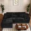 Chaise Lounge negra (lado izquierdo)