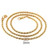 Oro - 3mm, color oro 18 carati