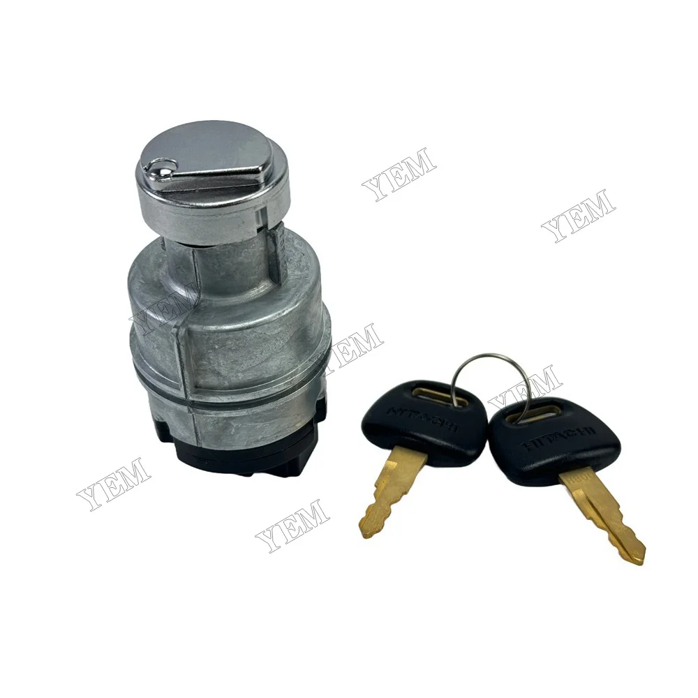 ZAX330-5A Ignition Switch Key Compatible for Hitachi Engine Diesel Parts Repair Replacement 4