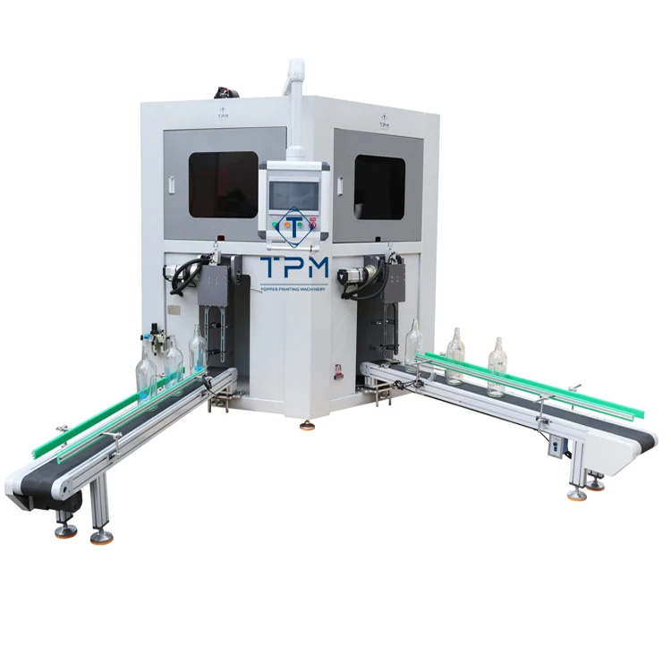 Automatic Multi Color Circular Glass Plastic Bottle Cup Printer Silk Screen Printing Machine