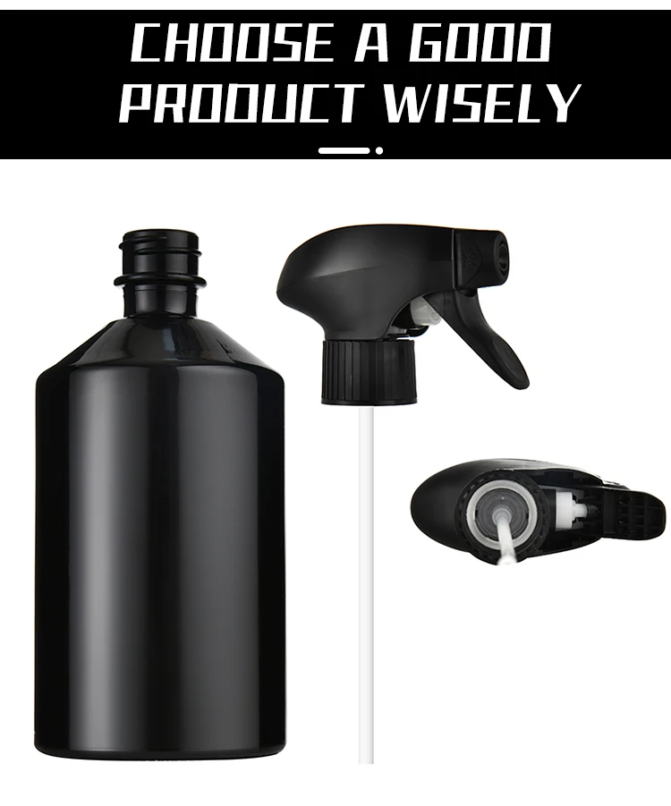 Customized Cleaning Spray Bottle 500ml 16oz Silicone Sleeve Refillable
