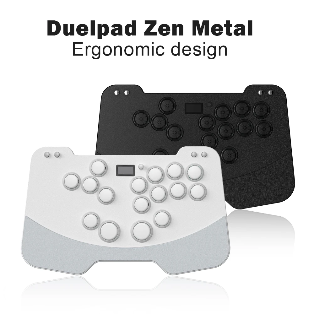 Duelpad Zen16 Leatheroid Ergonomic Hitbox for PC Fighting Stick