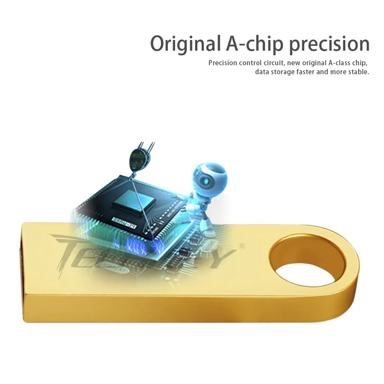 Metal Mini USB Flash Drive 64GB 32GB 16GB 8GB Pendrive USB Stick Pen Drive 4GB For Tablet PC - ANKUX.COM