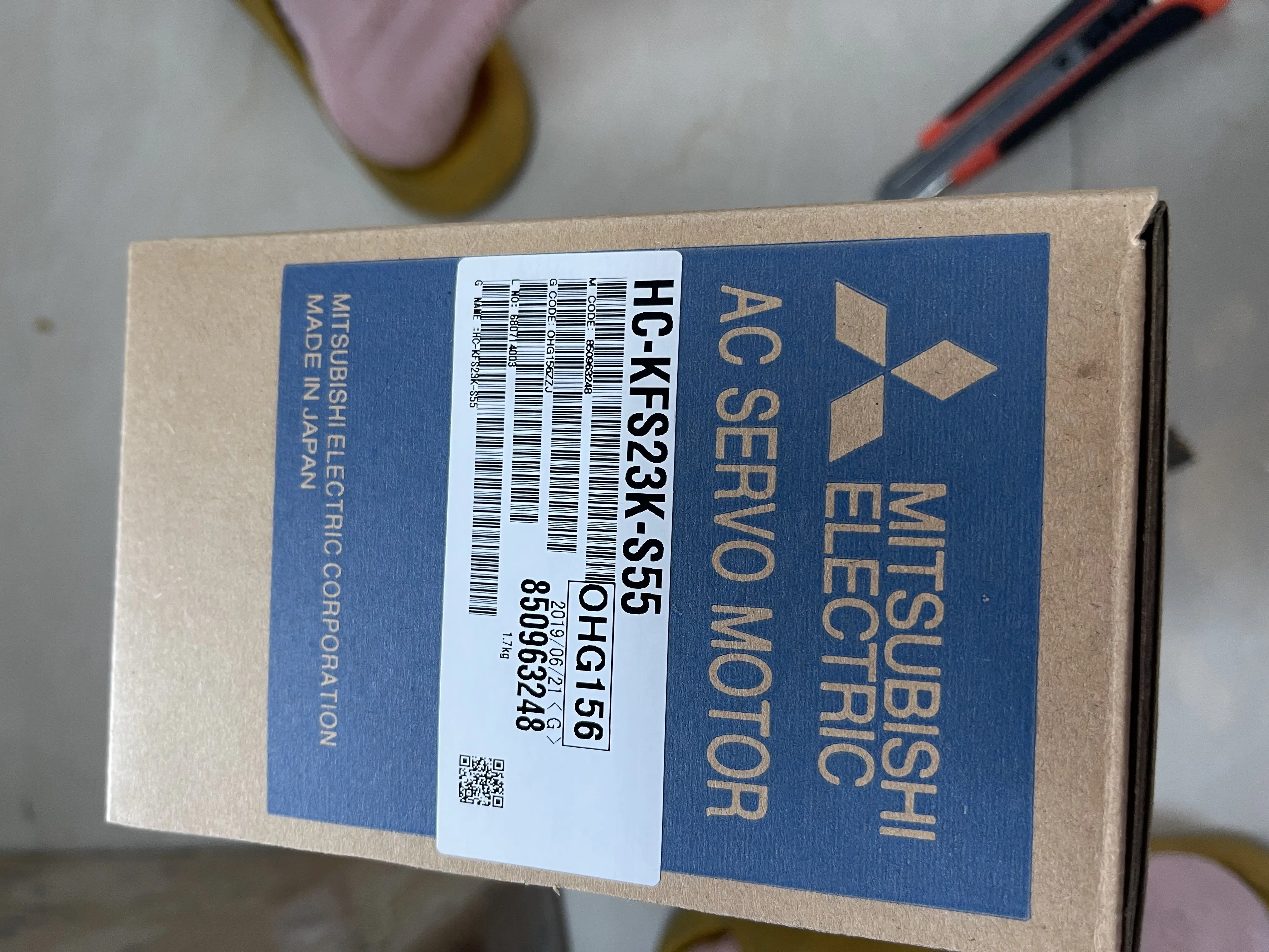 Mitsubishi AC Servo Motor HC-KFS23K-S55 Mitsubishi AC Servo Motor HC-KFS23K-S55