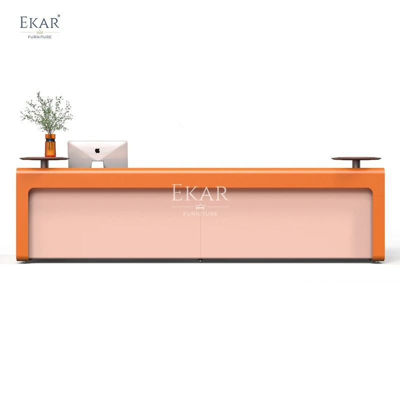 Modern company reception desk-commercial furniture-office furniture-desk manufacture