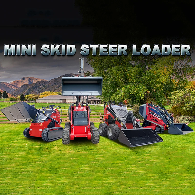 Строительные промышленные поля, широко используется, погрузчик с бортовым поворотом, дешевый мини-погрузчик с бортовым поворотом для продажи