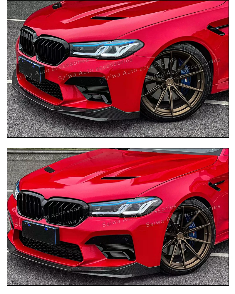 Carbon Fiber Mp Style Front Lip For Bmw M F Lci Door Front Bumper Splitter Lip Diffuser