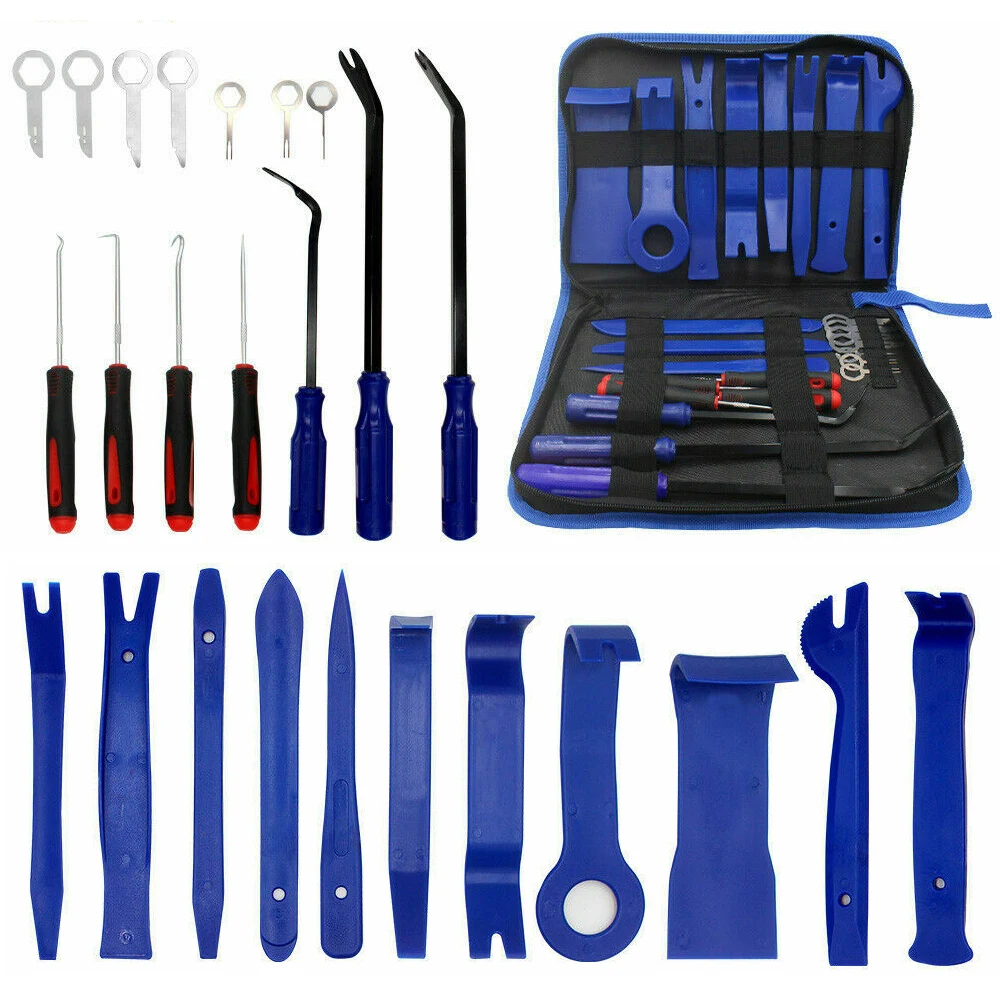 C0007 25pcs Auto Fastener & Clip Car Upholstery Removal Clip Pliers