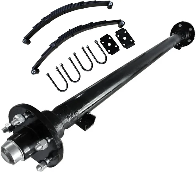 New  Trailer 3500lbs Straight Idler Axle Trailer Axle with 5 Leaf Springs Good Price