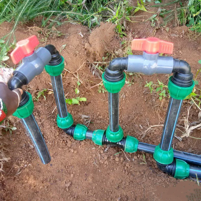 Wholesale Drip Irrigation System Kit Tee Connection 90 Degree Elbow PP Compression Hdpe Pipe Fittings