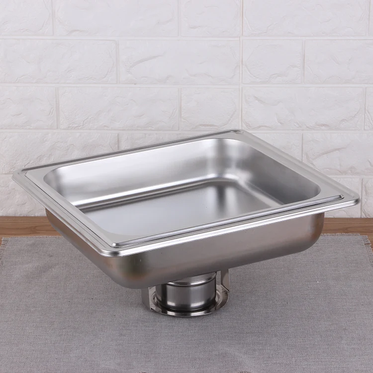 China Good Quality Chafer Dish Buffet Set Hotel Automatic Hydraulic Dining Stove Food Warmer Set Stainless Steel Chafing Dish_14