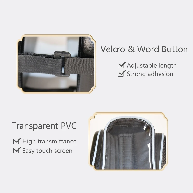 Waterproof Bicycle Frame Bag For Cycling Customized Hard Eva Case_voghion.com