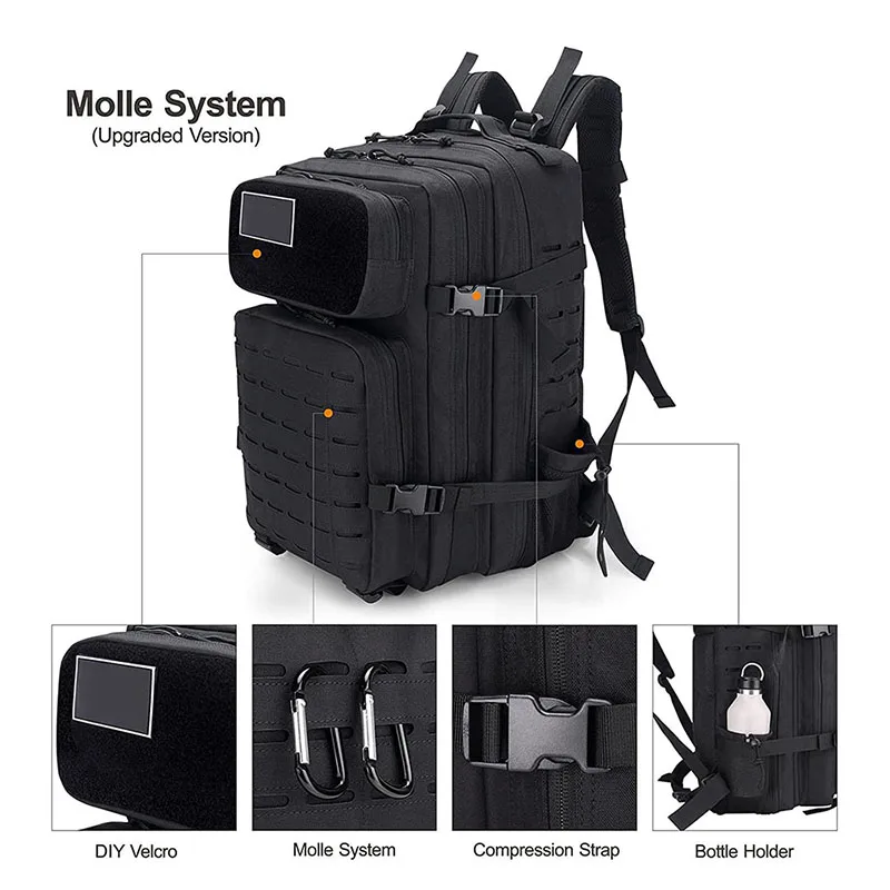 Multi-functional High Quality Outdoor Tactical Backpack with Storage Helmet Practical Tactical Backpack for Travel