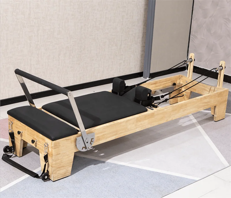 Balanced Body Wood Cushioned Core Training Bed Pilates Reformer Bed For