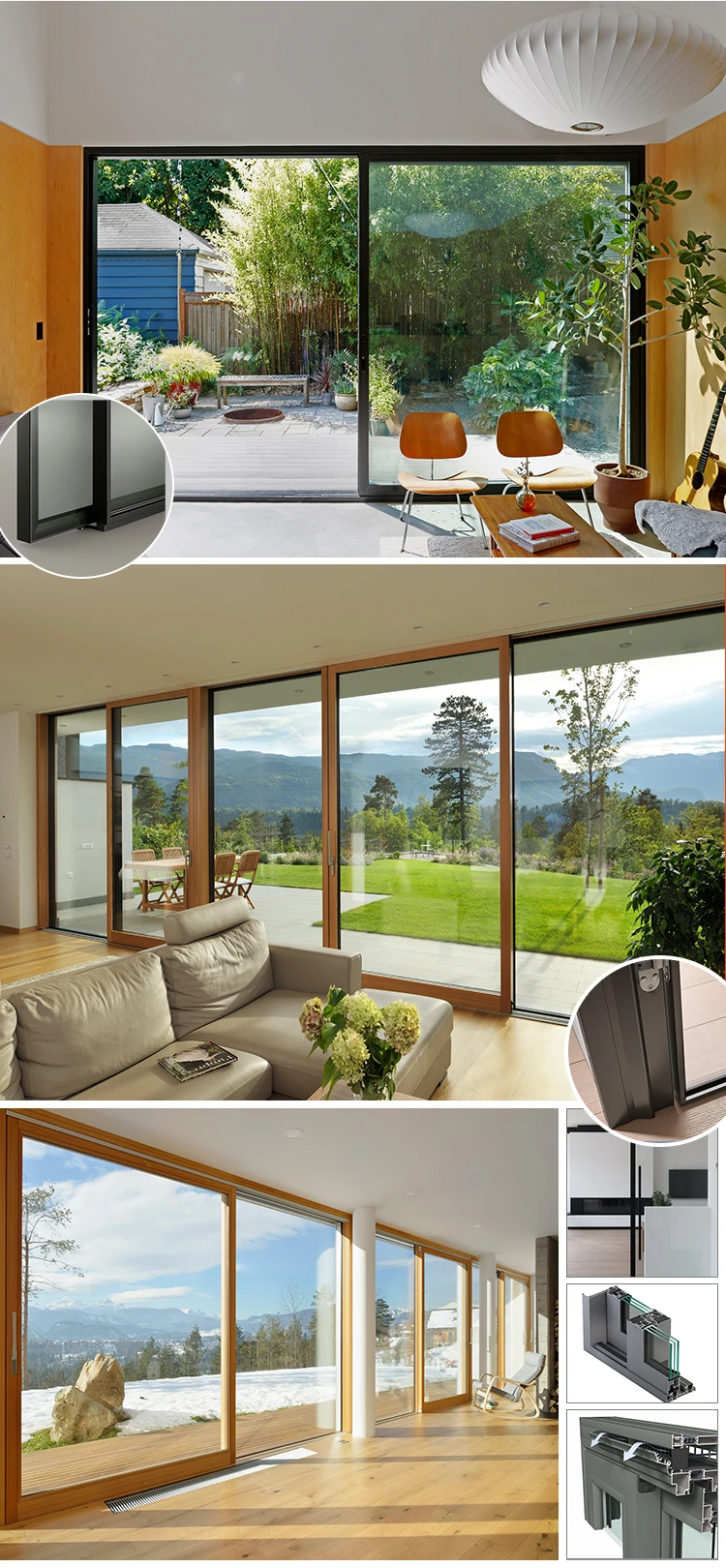 Balcón Personalizado De Fábrica,A Prueba De Balas,Sistema De Aluminio