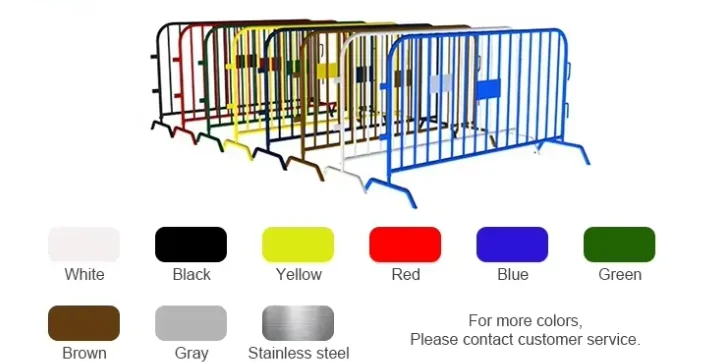 Metal Crowd Control Barrier/Temporary Fence Crowd Control Barrier ...