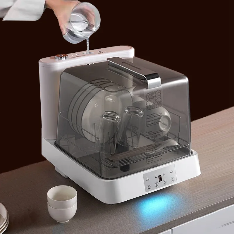 Automatic Washing, Drying Disinfecting Fluoroscopic Table for Household Use Without Installing Smart Dishwashers