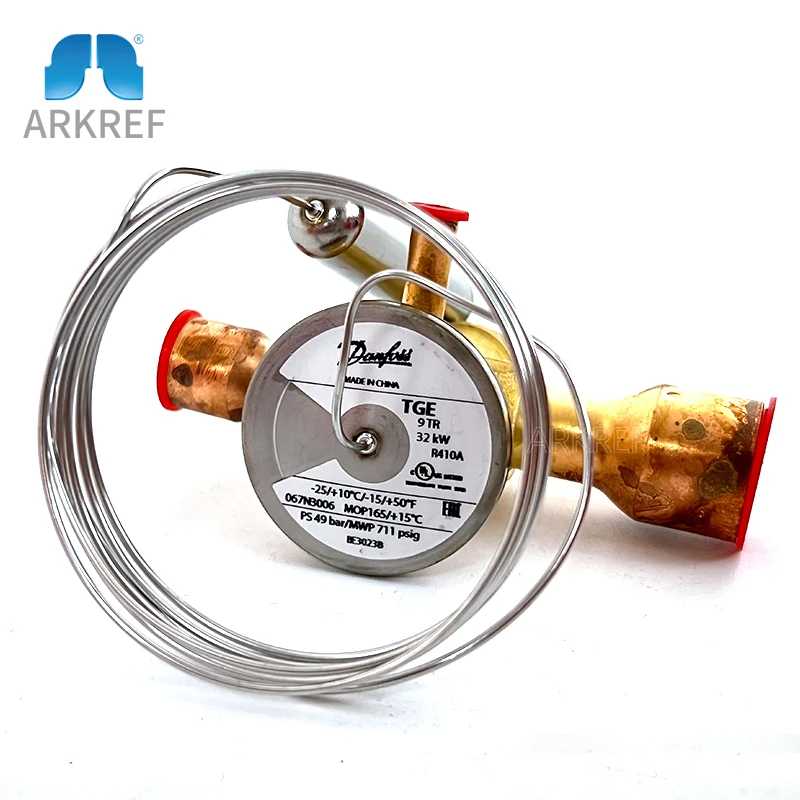 Danfoss TGE Series Thermostatic Expansion Valve 067N3006 for Water Chillers and Heat Pumps