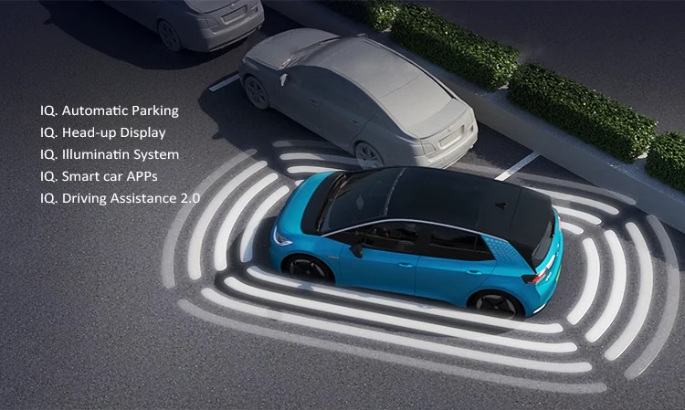 2023 volkswagens id4 Ev Vehicles 5-seater hatchback Long range 450KM Auto ID4 ID6 Crozz new energy vehicles VW Id3 For Adults details