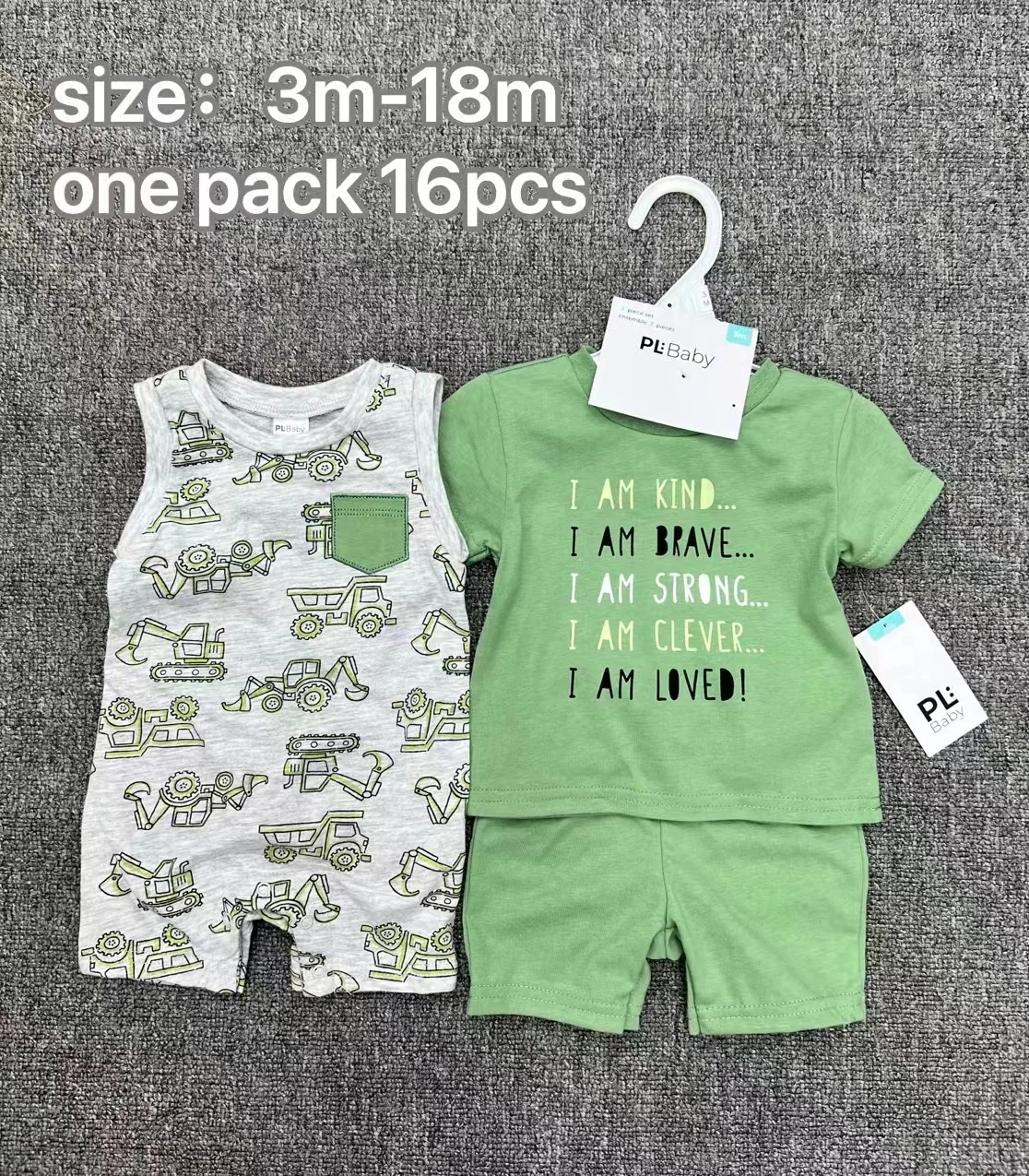 Brand New Wholesale Apparel Stock New Born Boys Clothes 0-24m Spring ...