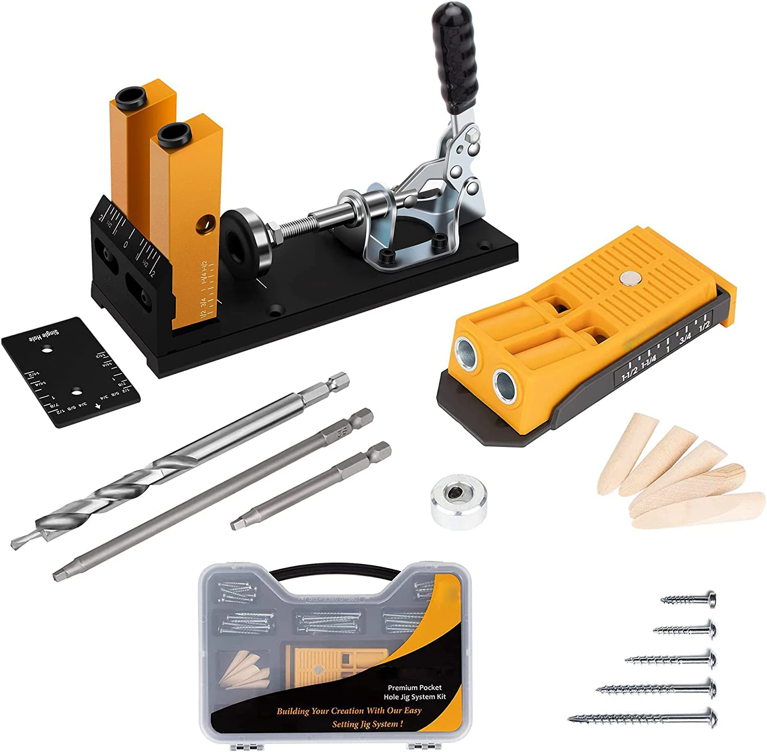 Great Carpenter Woodworking Tool Joinery Removable Screw Aluminum