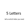 5 letters